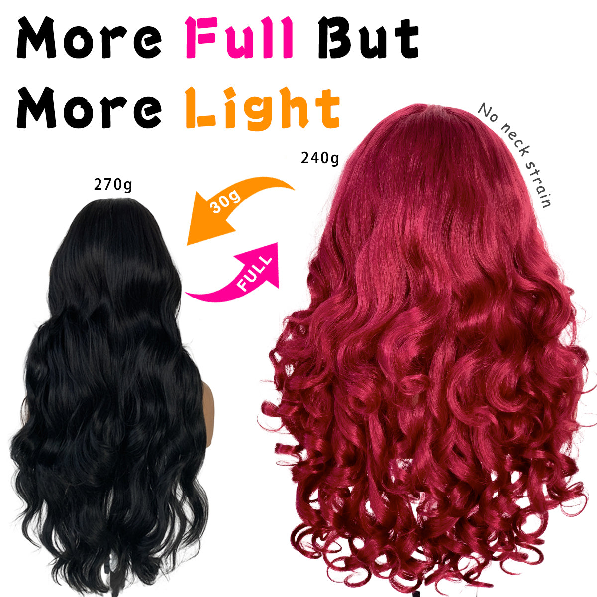 MITIMES 13x6 Glueless Red HD Lace Front Wig Pre-Cut Synthetic Lace Front Wig Pre-Plucked Wear And Go Yaki Crazy Body Wave Wig 99j Burgundy